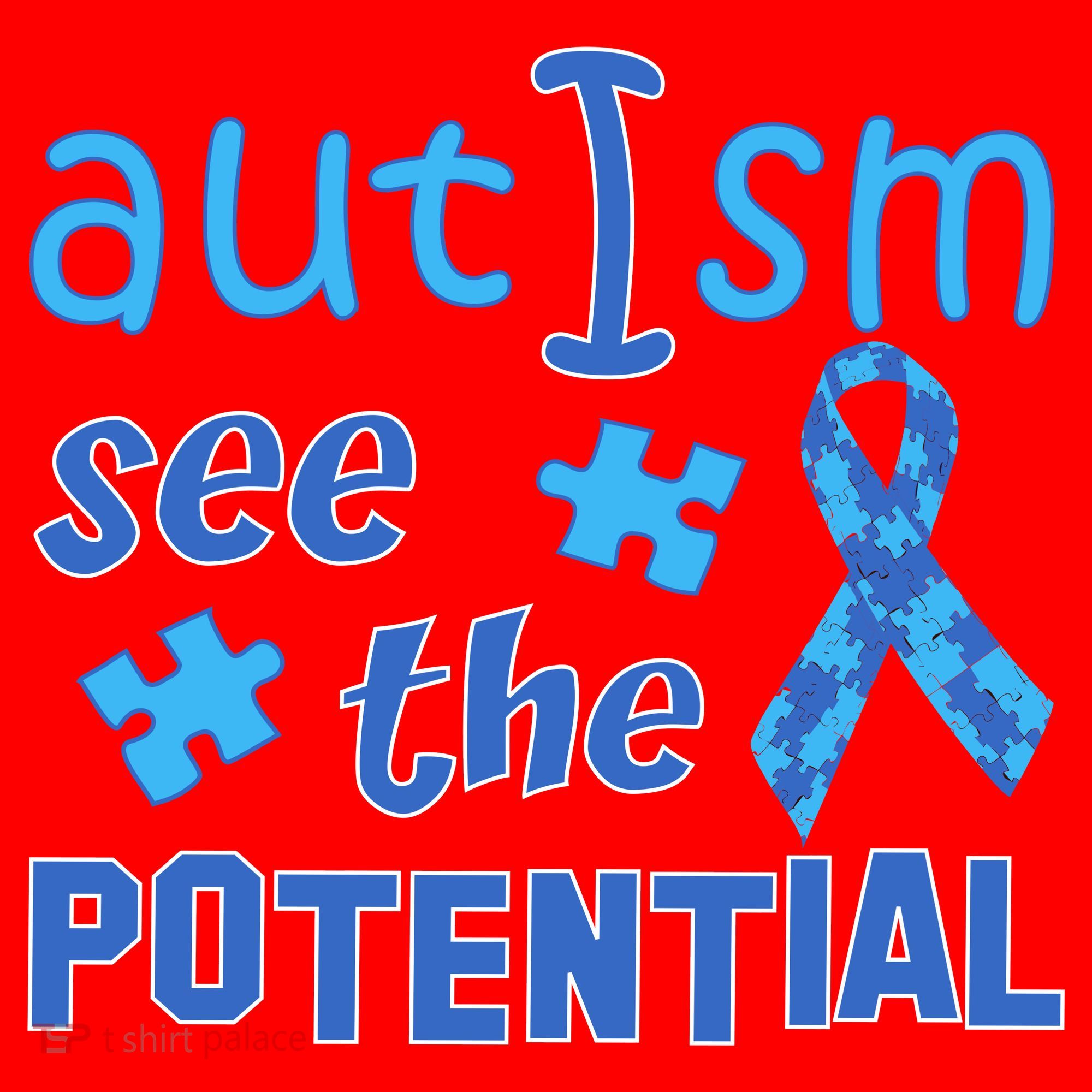 Autism I See The Potential Santa Hat
