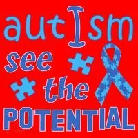 Autism I See The Potential Santa Hat thumb 1