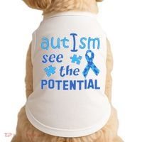 Autism I See The Potential Doggie Tank thumb 0