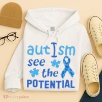 Autism I See The Potential Hoodie thumb 4
