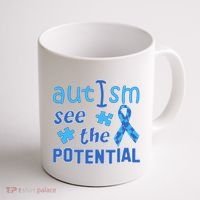 Autism I See The Potential Coffee Mug thumb 1