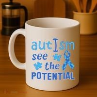Autism I See The Potential Coffee Mug thumb 4