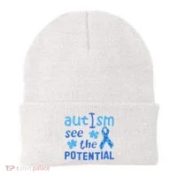 Autism I See The Potential Beanie thumb 0