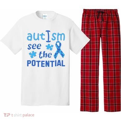 Autism I See The Potential Pajama Set