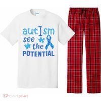 Autism I See The Potential Pajama Set thumb 0