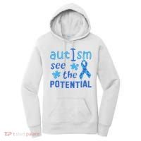 Autism I See The Potential Women's Hoodie thumb 0
