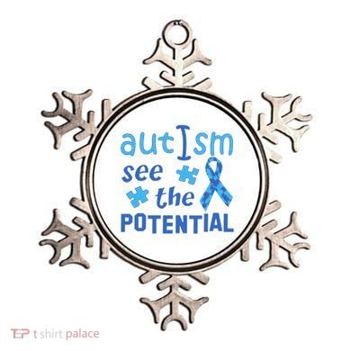 Autism I See The Potential Ornament
