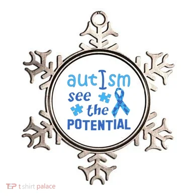 Autism I See The Potential Ornament