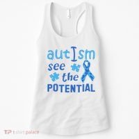 Autism I See The Potential Women's Tank Top thumb 0