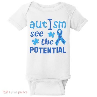 Autism I See The Potential Baby Bodysuit