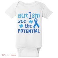 Autism I See The Potential Baby Bodysuit thumb 0