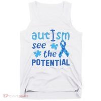 Autism I See The Potential Tank Top thumb 0