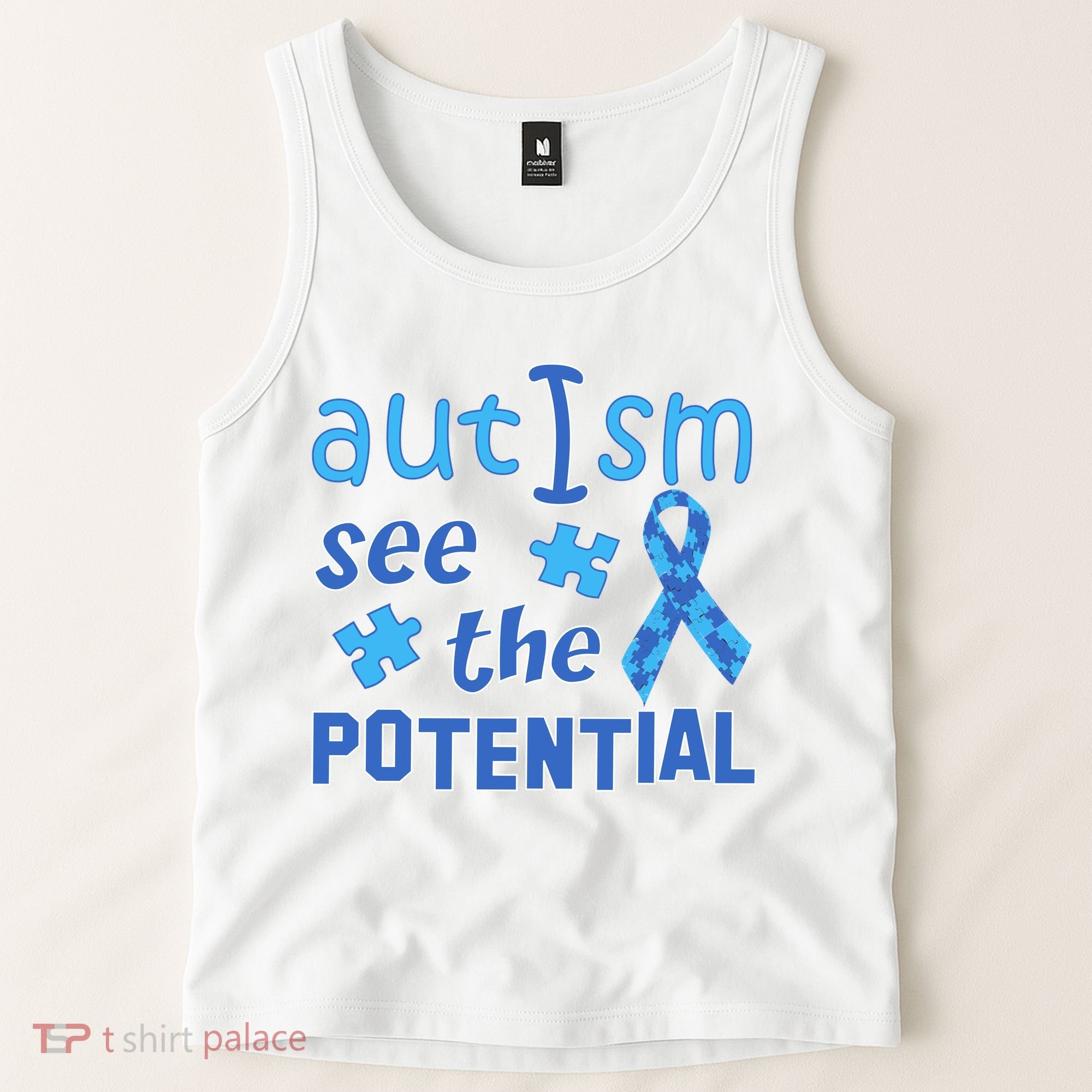 Autism I See The Potential Tank Top
