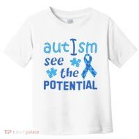 Autism I See The Potential Toddler T-Shirt thumb 0
