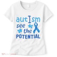 Autism I See The Potential Women's T-Shirt thumb 0