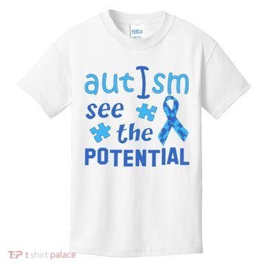 Autism I See The Potential Kids T-Shirt