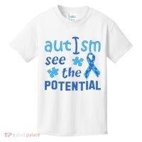 Autism I See The Potential Kids T-Shirt thumb 0