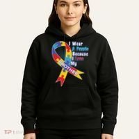 Autism I Wear A Puzzle Because I Love My Brother Hoodie thumb 5