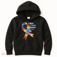 Autism I Wear A Puzzle Because I Love My Brother Kids Hoodie thumb 0