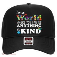 Autism In A World Where You Can Be Anything Be Kind Hat thumb 0