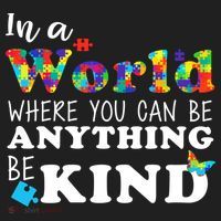 Autism In A World Where You Can Be Anything Be Kind Hat thumb 2
