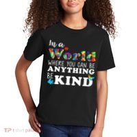Autism In A World Where You Can Be Anything Be Kind Kids T-Shirt thumb 2