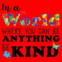 Autism In A World Where You Can Be Anything Be Kind Santa Hat thumb 1