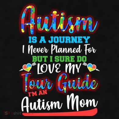 Autism Is A Journey Ladies PosiCharge Tri-Blend Wicking Tank
