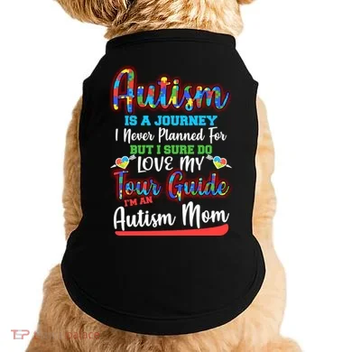 Autism Is A Journey Doggie Tank