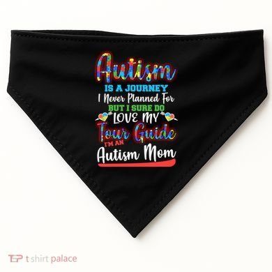 Autism Is A Journey USA-Made Doggie Bandana
