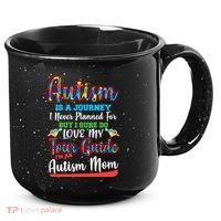Autism Is A Journey 15oz Campfire Ceramic Mug thumb 0