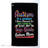 Autism Is A Journey Golf Towel thumb 0