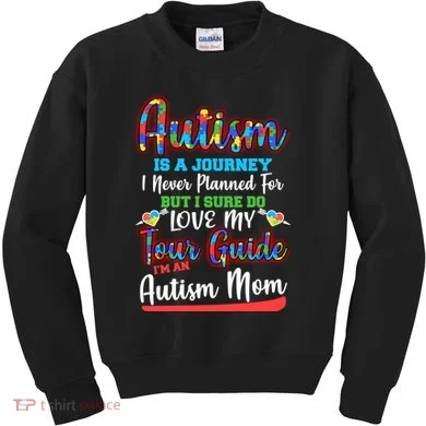 Autism Is A Journey Kids Sweatshirt