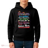 Autism Is A Journey Kids Hoodie thumb 4