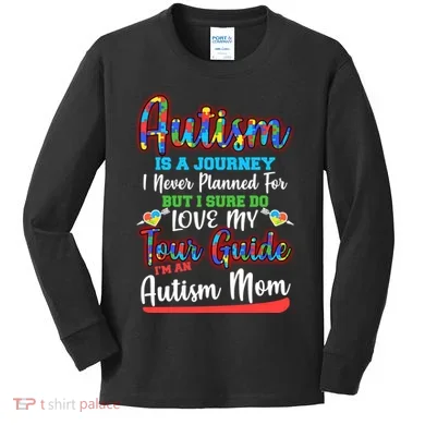 Autism Is A Journey Kids Long Sleeve Shirt