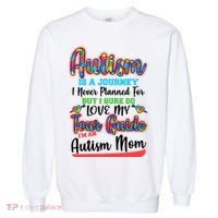 Autism Is A Journey Garment-Dyed Sweatshirt thumb 0