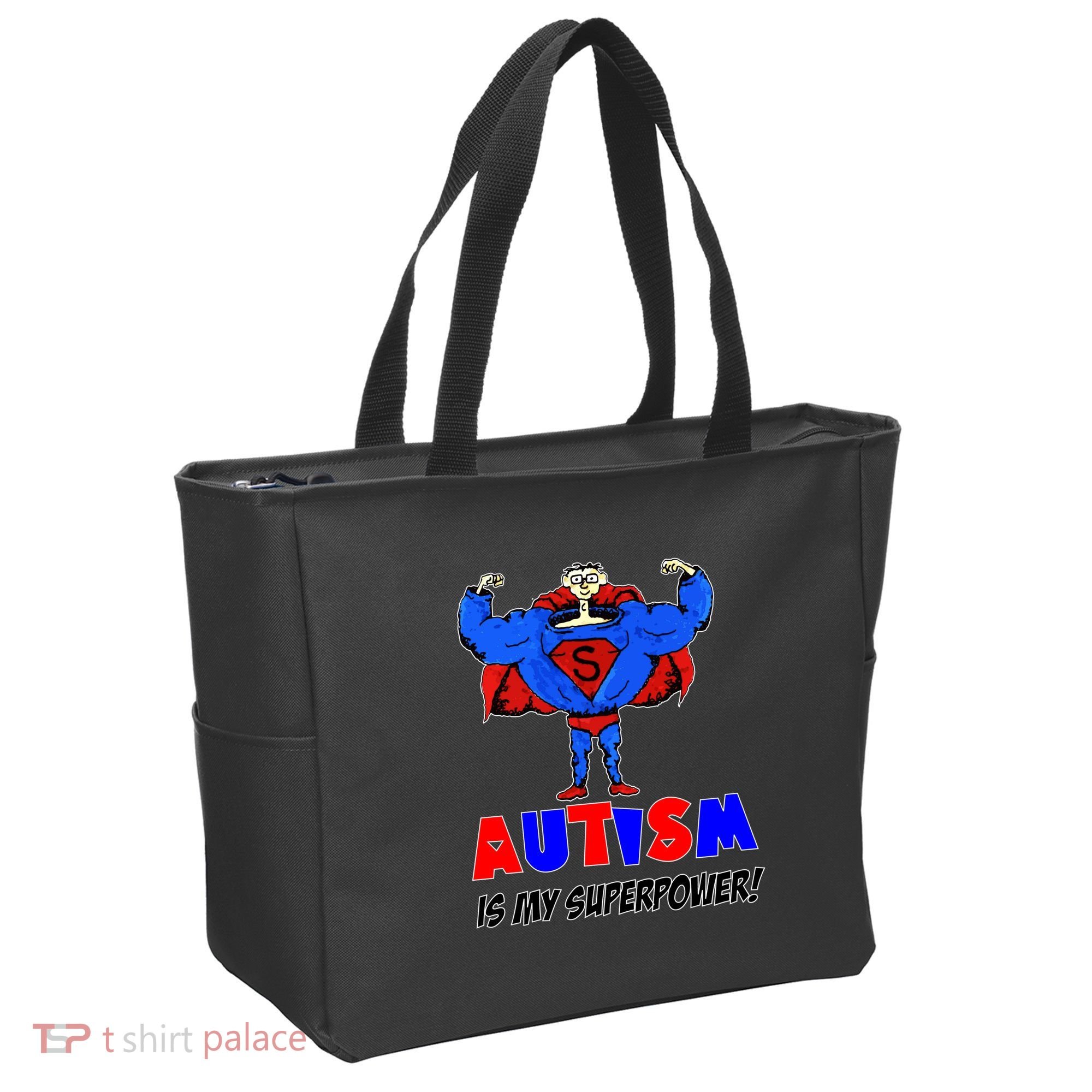 Autism Is My Super Power Tote Bag