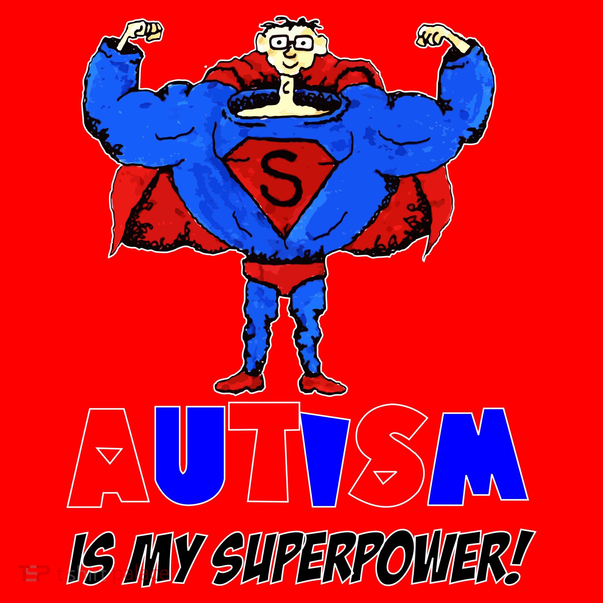 Autism Is My Super Power Santa Hat