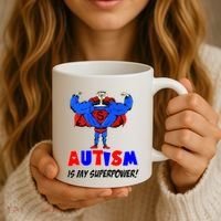 Autism Is My Super Power Coffee Mug thumb 3