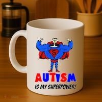 Autism Is My Super Power Coffee Mug thumb 4