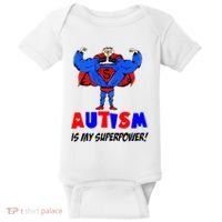 Autism Is My Super Power Baby Bodysuit thumb 0