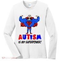 Autism Is My Super Power Women's Long Sleeve Shirt thumb 0