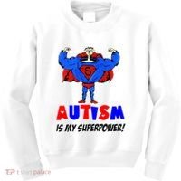 Autism Is My Super Power Kids Sweatshirt thumb 0