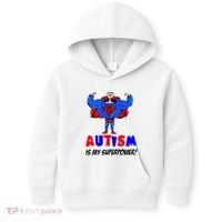 Autism Is My Super Power Kids Hoodie thumb 0