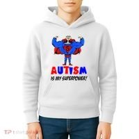 Autism Is My Super Power Kids Hoodie thumb 4