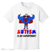 Autism Is My Super Power Kids T-Shirt thumb 0