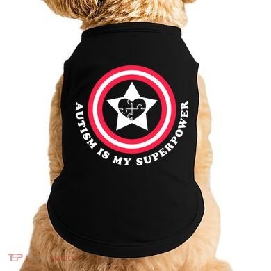 Autism Is My SuperPower Doggie Tank