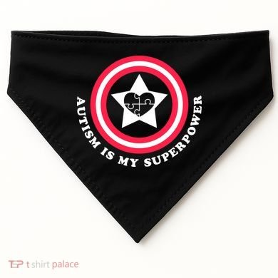 Autism Is My SuperPower USA-Made Doggie Bandana
