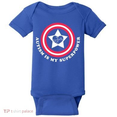 Autism Is My SuperPower Baby Bodysuit
