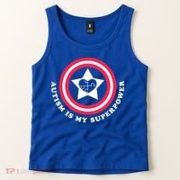 Autism Is My SuperPower Tank Top thumb 2